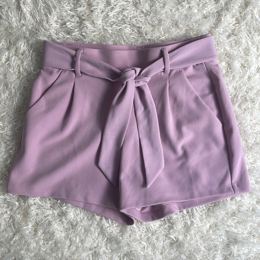 Loft Tie Waist Stretch Shorts